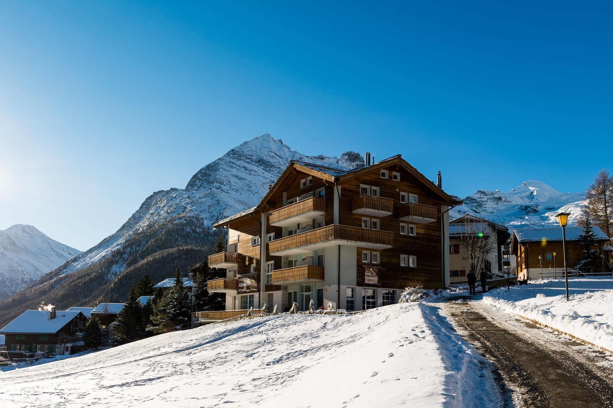 Hotel Alpenperle Saas-Fee Exterior foto