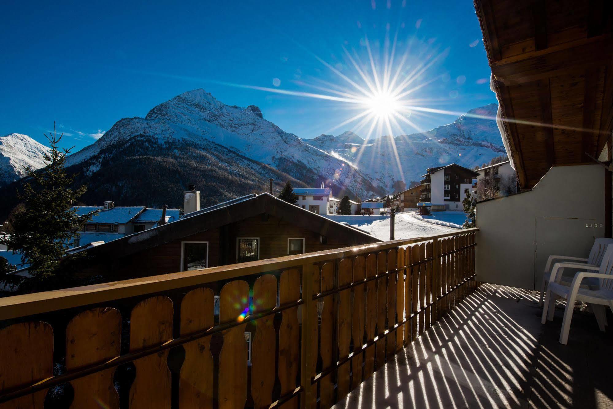 Hotel Alpenperle Saas-Fee Exterior foto