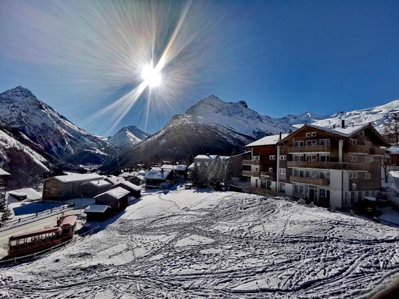 Hotel Alpenperle Saas-Fee Exterior foto